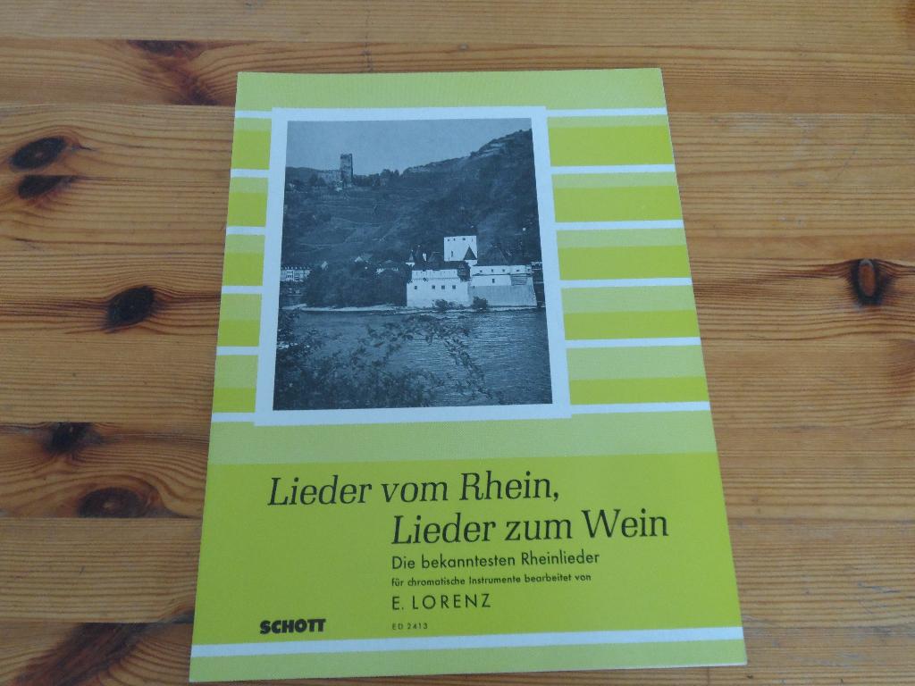 Lieder vom rhein, lieder zum wein - e. Lorenz, Accordeon, Ophalen of Verzenden, Zo goed als nieuw, Artiest of Componist