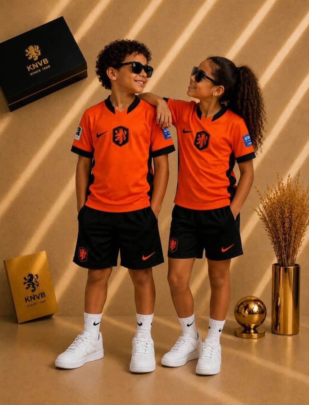 Oranje voetbaltenue voor kinderen - Diverse maten, Ophalen of Verzenden, Nieuw, Nike, Jongen of Meisje