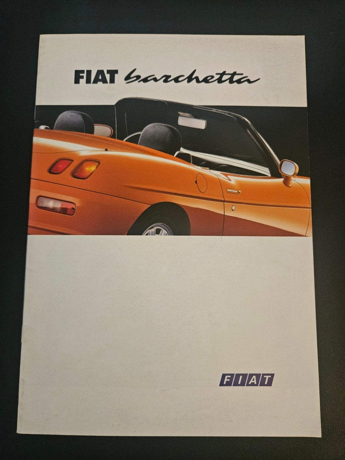 Brochure Fiat Barchetta 1995, Ophalen of Verzenden, Zo goed als nieuw, Overige merken