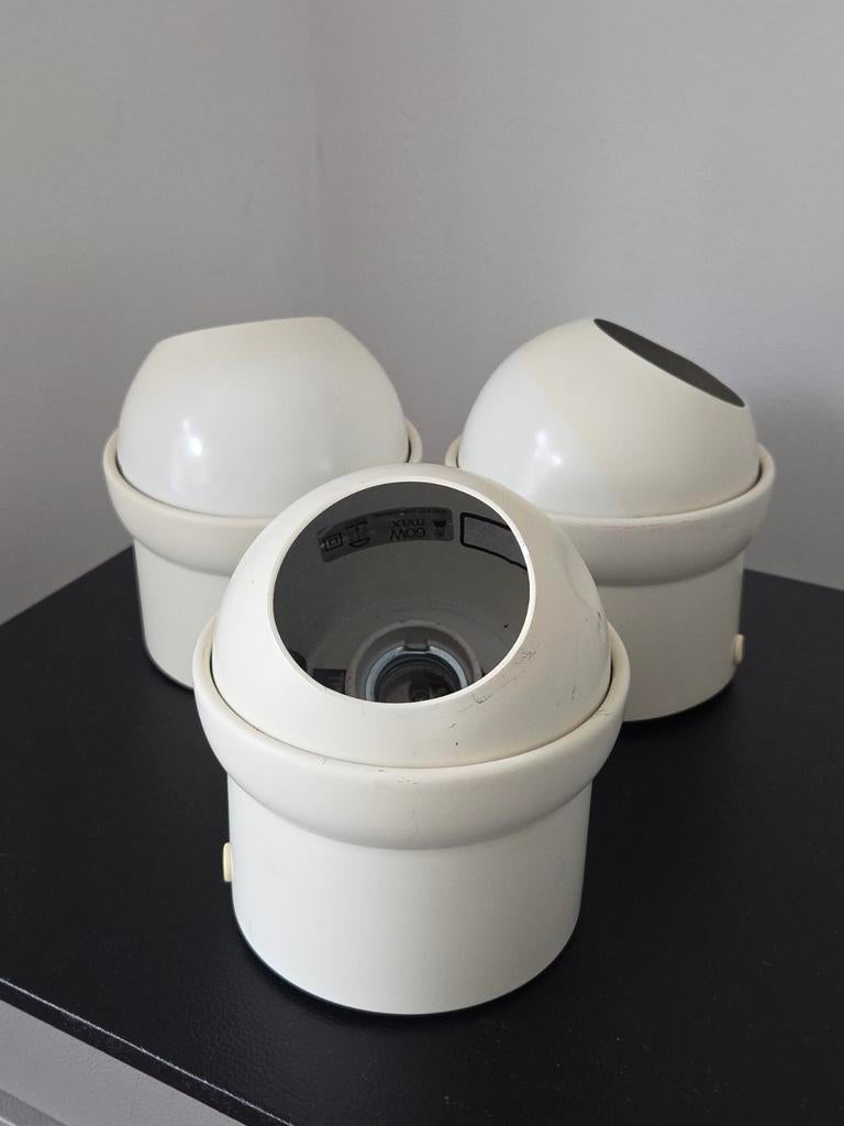 Vintage spots Hiemstra Evolux, Huis en Inrichting, Lampen | Spots, Ophalen of Verzenden, Gebruikt, Metaal of Aluminium