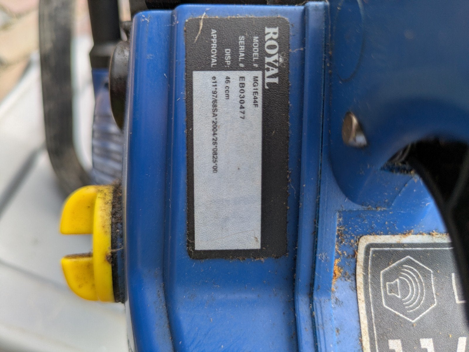 Royal Kettingzaag RPC 4640 - Krachtige Zaag voor Tuinwerk, Ophalen, Gebruikt, Royal, 70 mm of meer