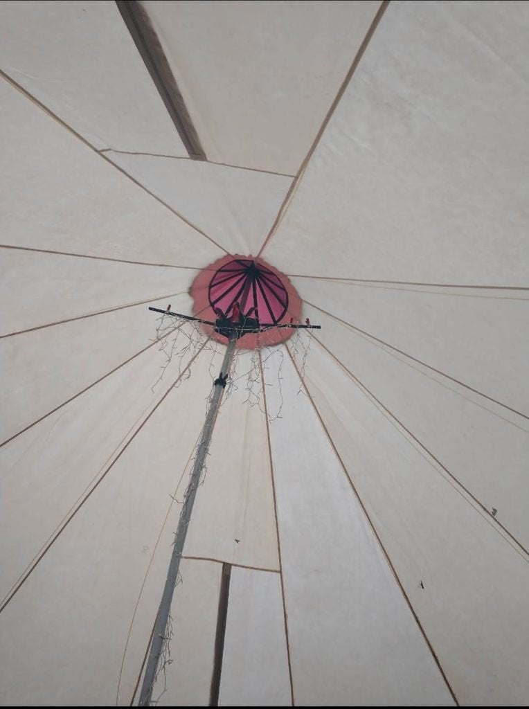 skadika tipi tent 12p, Caravans en Kamperen, Ophalen, Gebruikt, Meer dan 6