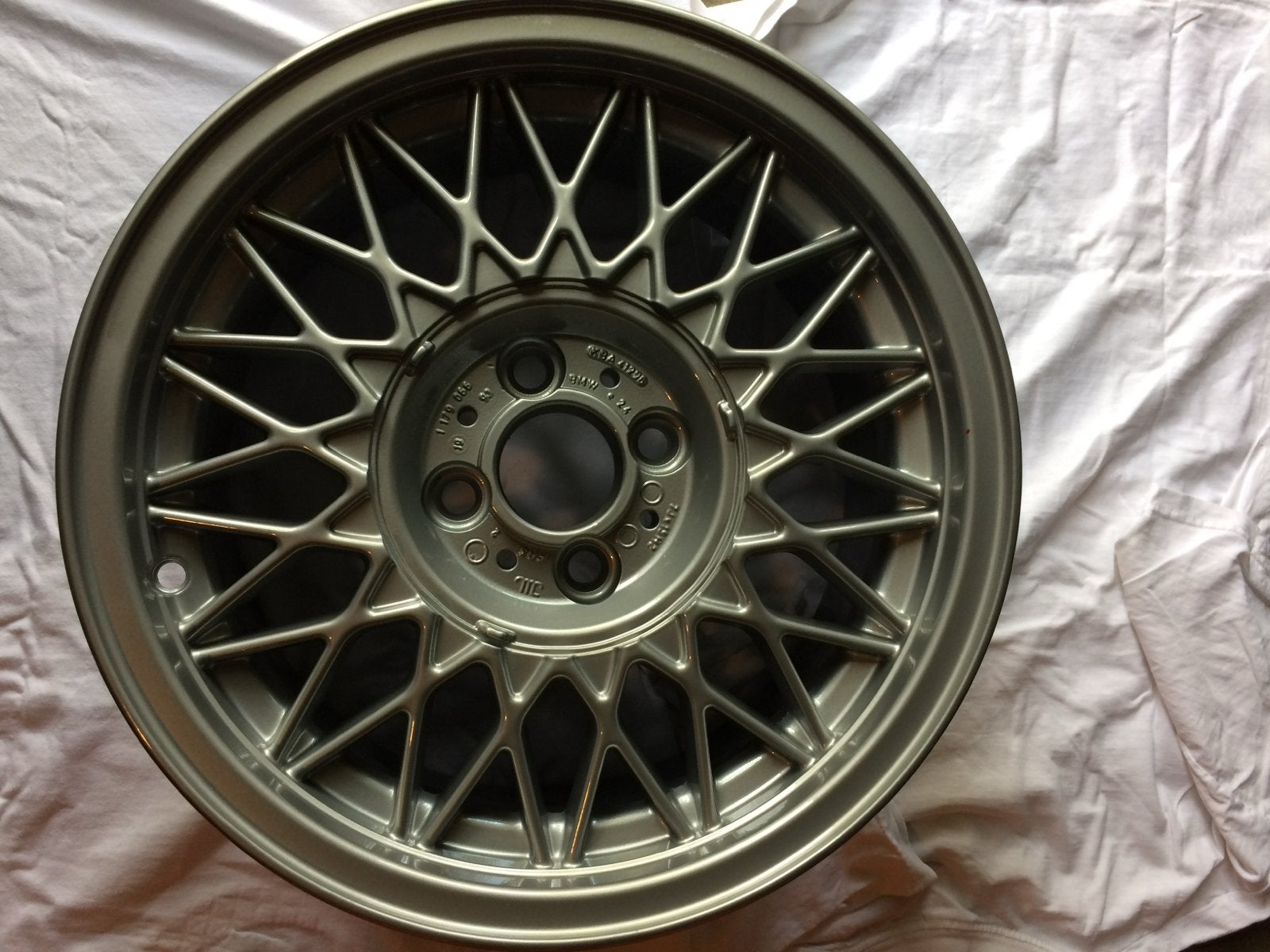 BBS 15” lichtmetalen velgen voor BMW E30 (gepoedercoat), Ophalen, 15 inch, Velg(en), Personenwagen