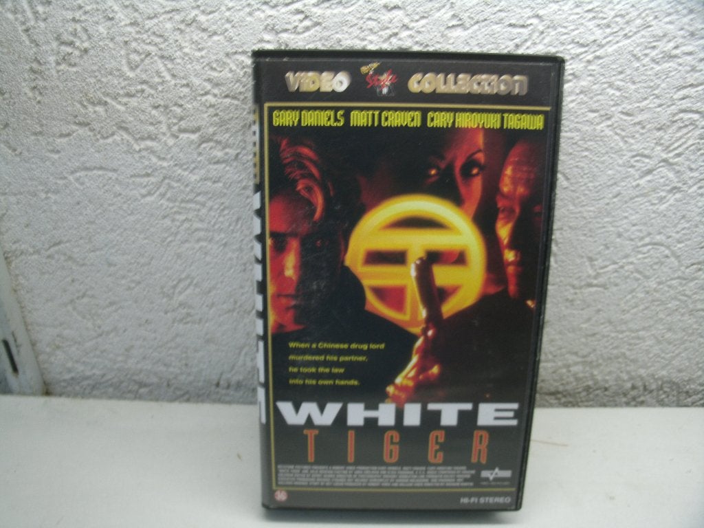 vhs 29b white tiger, Cd's en Dvd's, VHS | Film, Alle leeftijden, Ophalen of Verzenden, Zo goed als nieuw, Actie en Avontuur