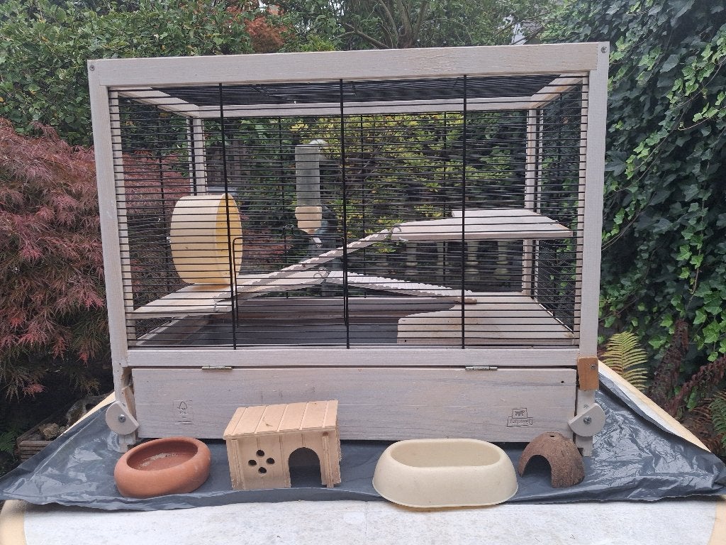 dwerghamsterkooi, Dieren en Toebehoren, Kooi, Gebruikt, Minder dan 75 cm, Hamster