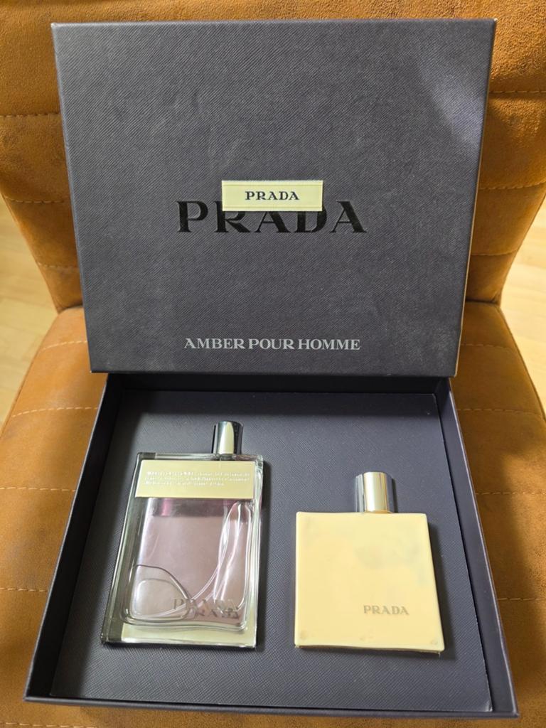 Prada Amber Pour Homme Cadeauset, Ophalen, Zo goed als nieuw