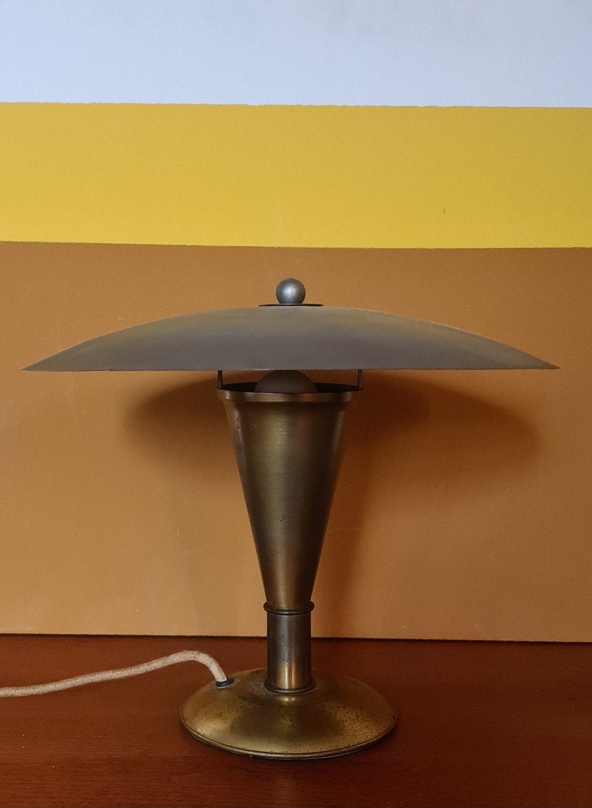 Vintage, design tafellamp. Jaren 30/40., Ophalen of Verzenden
