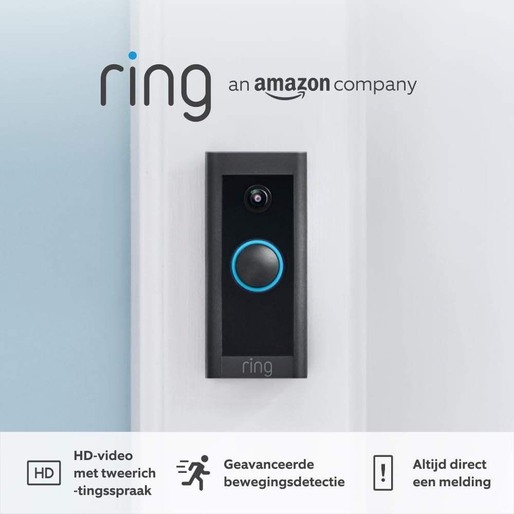 Ring pakket met Deurbel, 2x Stick Up camera's en 3 chime's, Ophalen of Verzenden, Gebruikt, Binnencamera