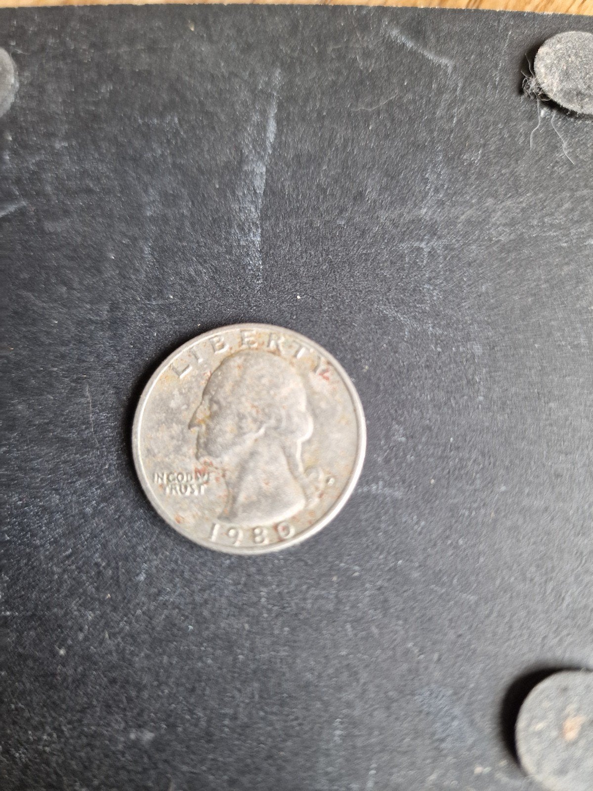 Quater dollar 1980, Ophalen of Verzenden, Vóór koninkrijk