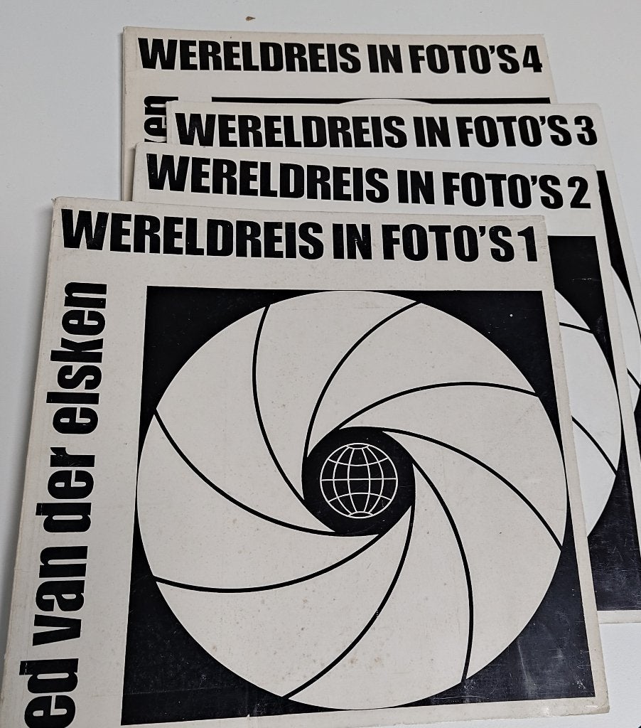 Wereldreis in Foto's  - Ed van der Elsken - DEEL 1 T/M 4, Ophalen of Verzenden, Ed van der Elsken, Gelezen, Fotografen