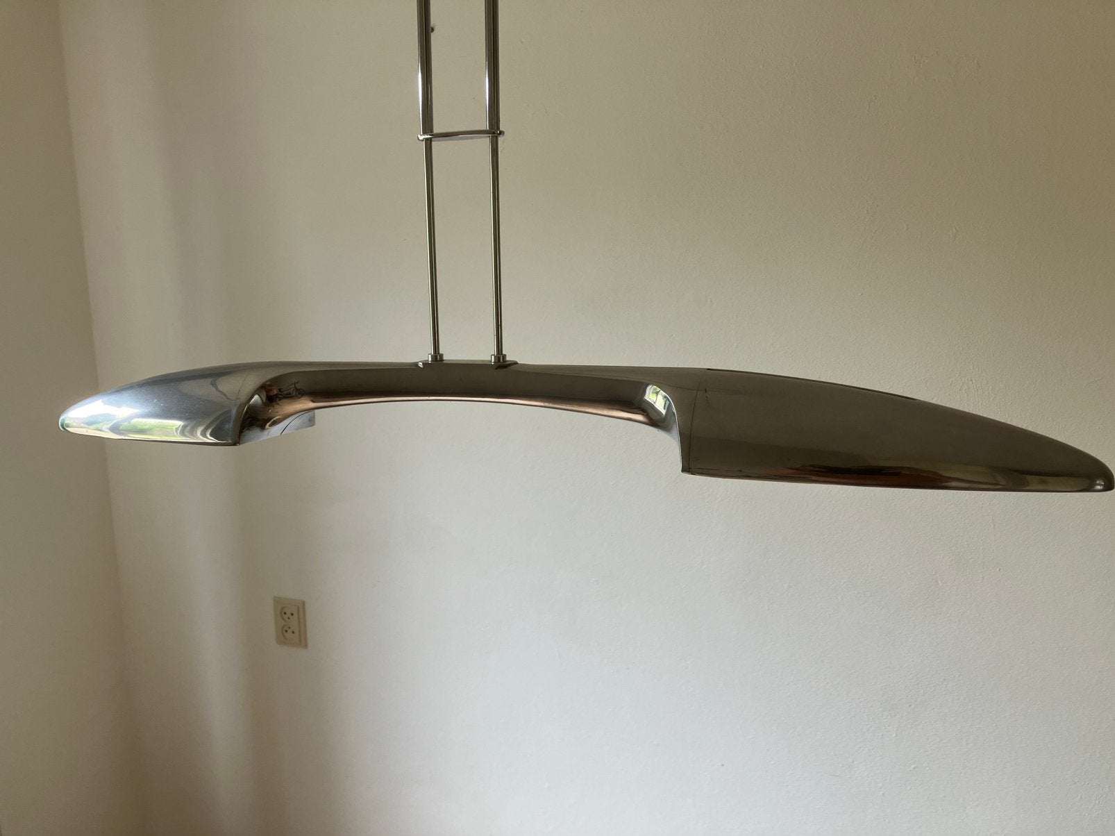 B.lux Olympia Billar hanglamp én uplight Jorge Pensi., Ophalen, Postmodern, Zo goed als nieuw, Metaal