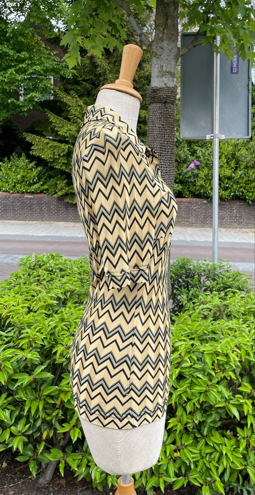 Missoni Stijl Top met Zigzag Patroon - Maat 34/36, Kleding | Dames, Kyuso, Meerkleurig, Ophalen of Verzenden, Zo goed als nieuw