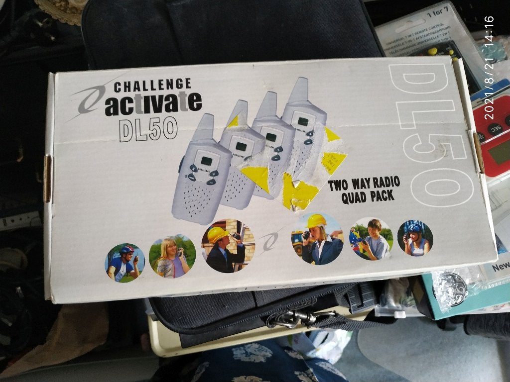 Challenge Activate DL50 Walkie-talkies, Ophalen of Verzenden, Nieuw, Minder dan 2 km, Portofoon of Walkie-talkie