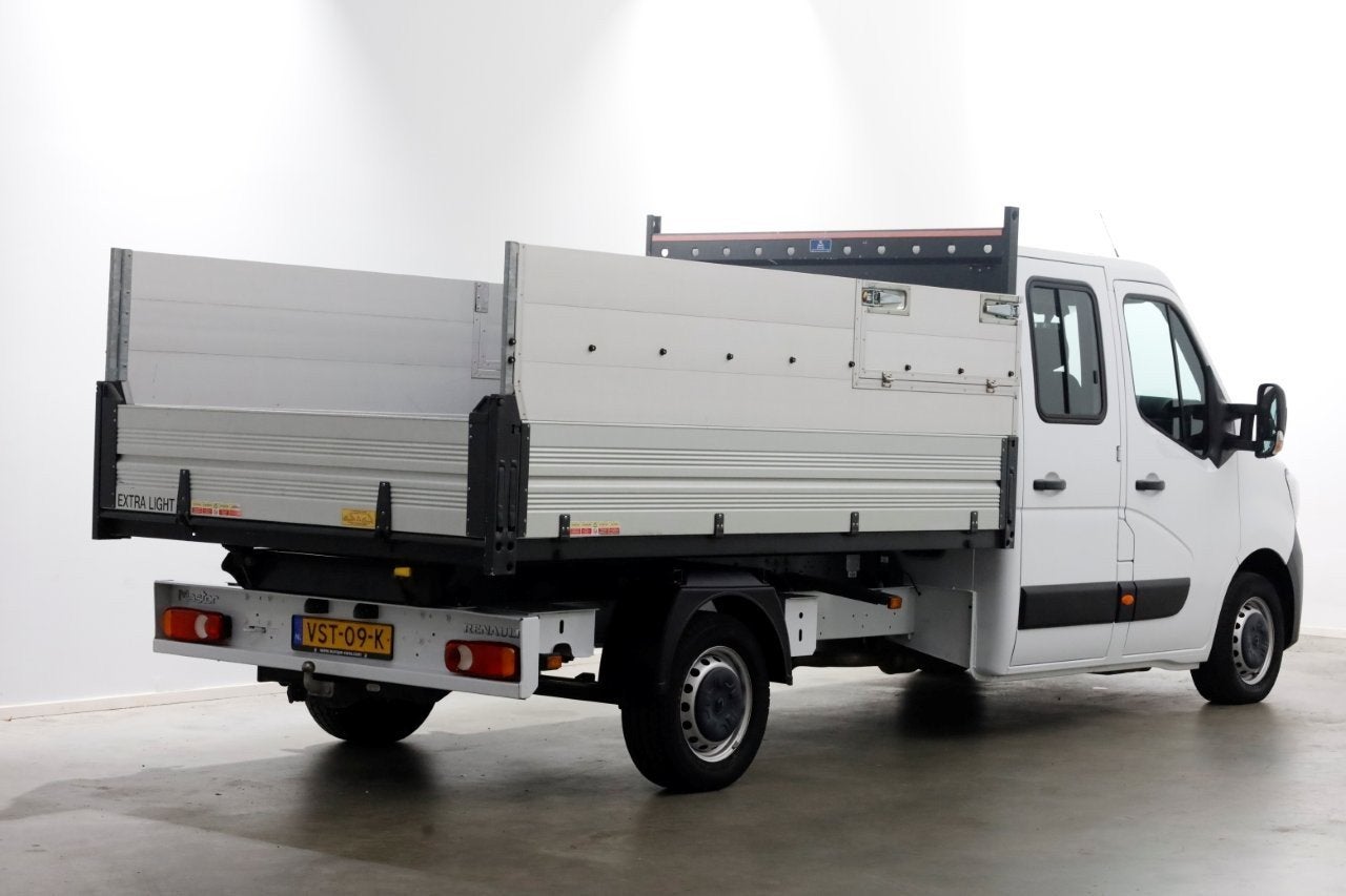 Renault Master T35 2.3 dCi 145pk L3 D.C. Kipper met hoge boo, Auto's, Voorwielaandrijving, 2421 kg, Gebruikt, Euro 6