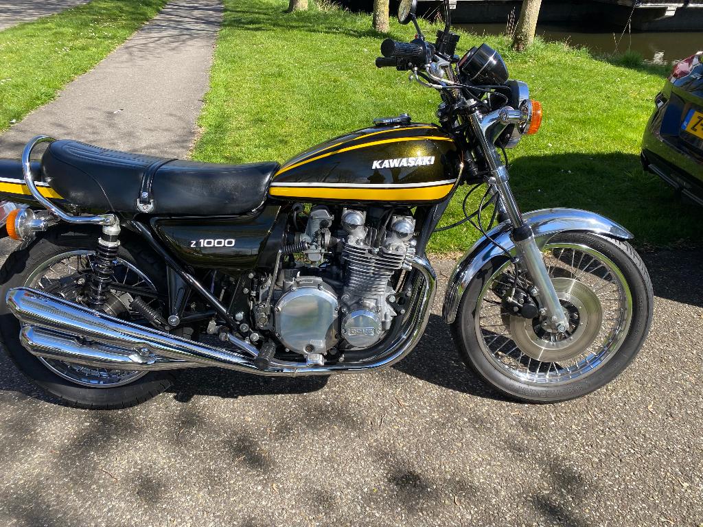 Kawasaki Z1000 1978, 4 cilinders, Motorrijbewijs A, Gebruikt, Toermotor