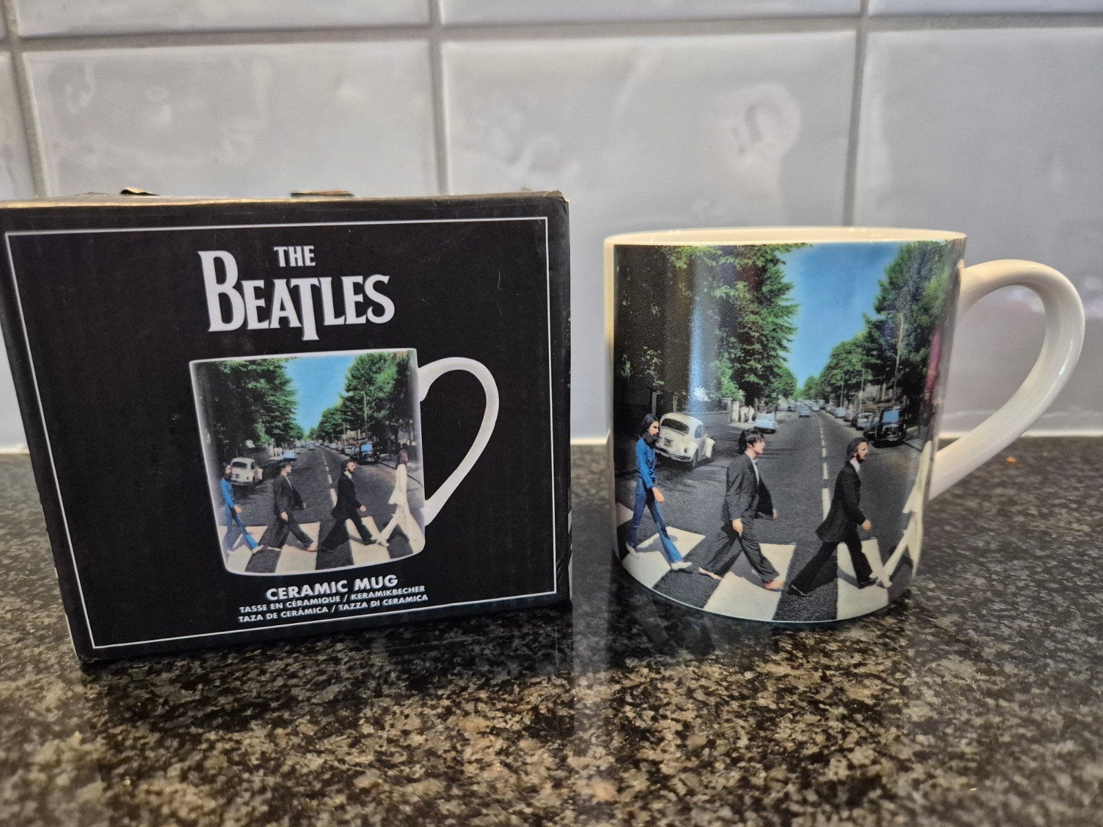 The Beatles Abbey Road Keramische Mok - Nieuw in Doos, Overige typen, Ophalen of Verzenden, Nieuw