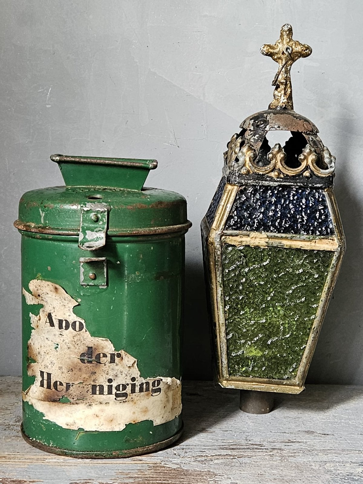 Antieke collecte bus, Ophalen of Verzenden