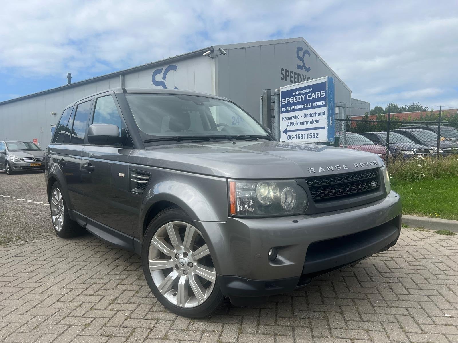 Land Rover Range Rover Sport 3.0 TdV6 Leer Dak Camera, Gebruikt, Zwart, Overige carrosserieën, Leder