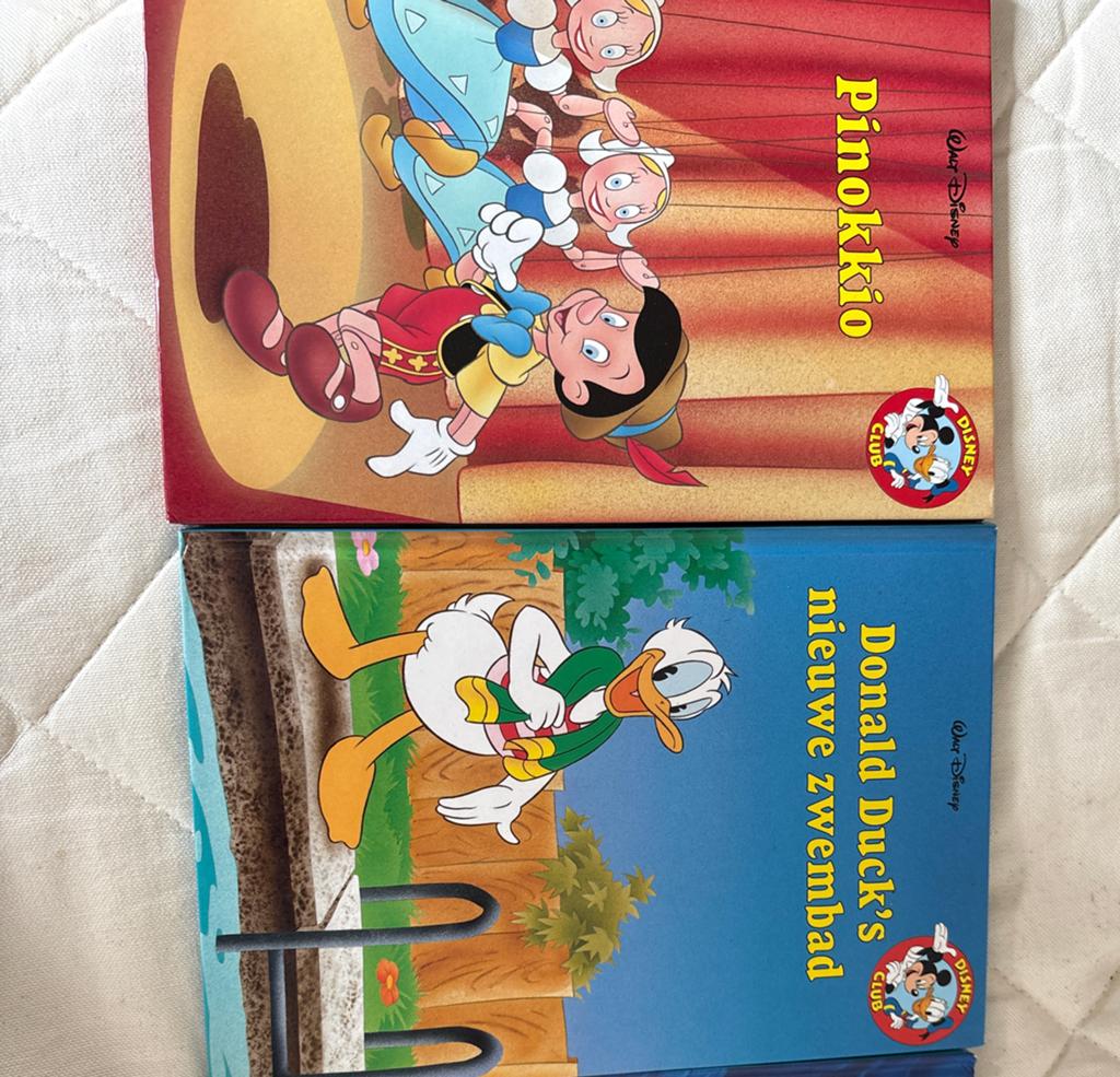 Disney Boeken: Pinokkio, Donald Duck, Ophalen of Verzenden, Zo goed als nieuw, Sprookjes