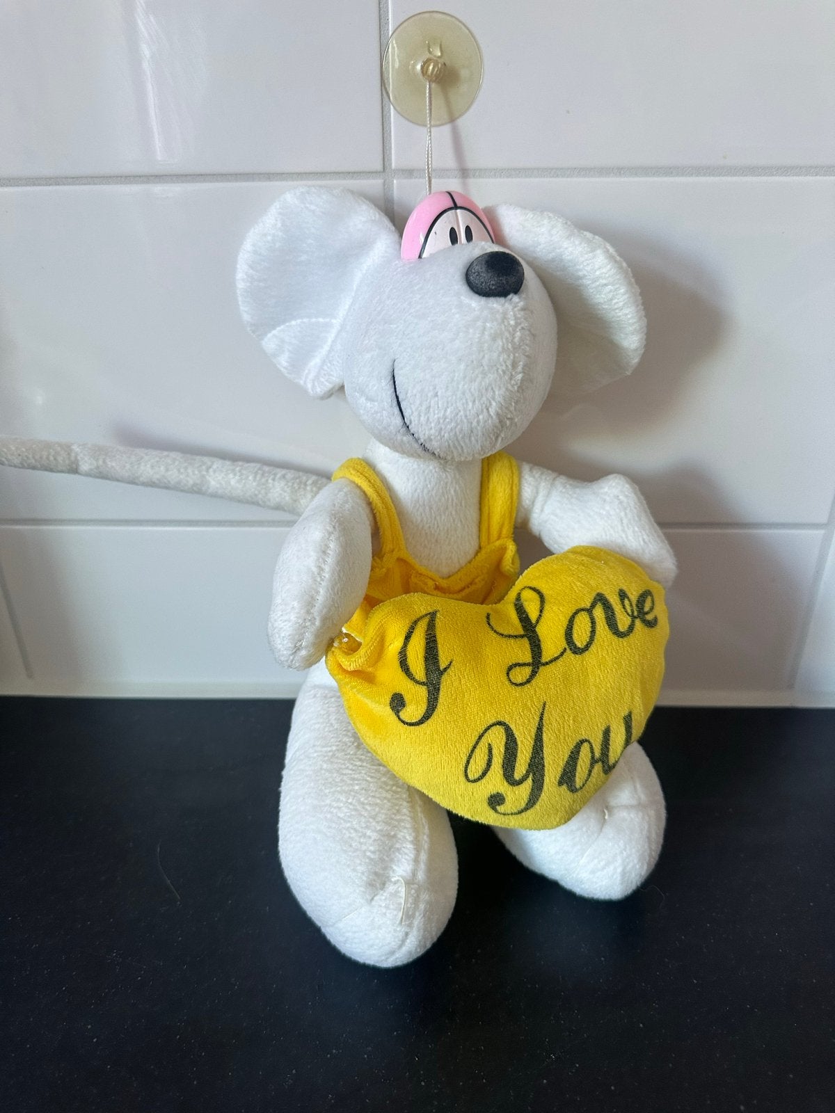 Diddl knuffel met 'I Love You' hartje, Verzamelen, Ophalen of Verzenden, Diddl, Gebruikt, Knuffel