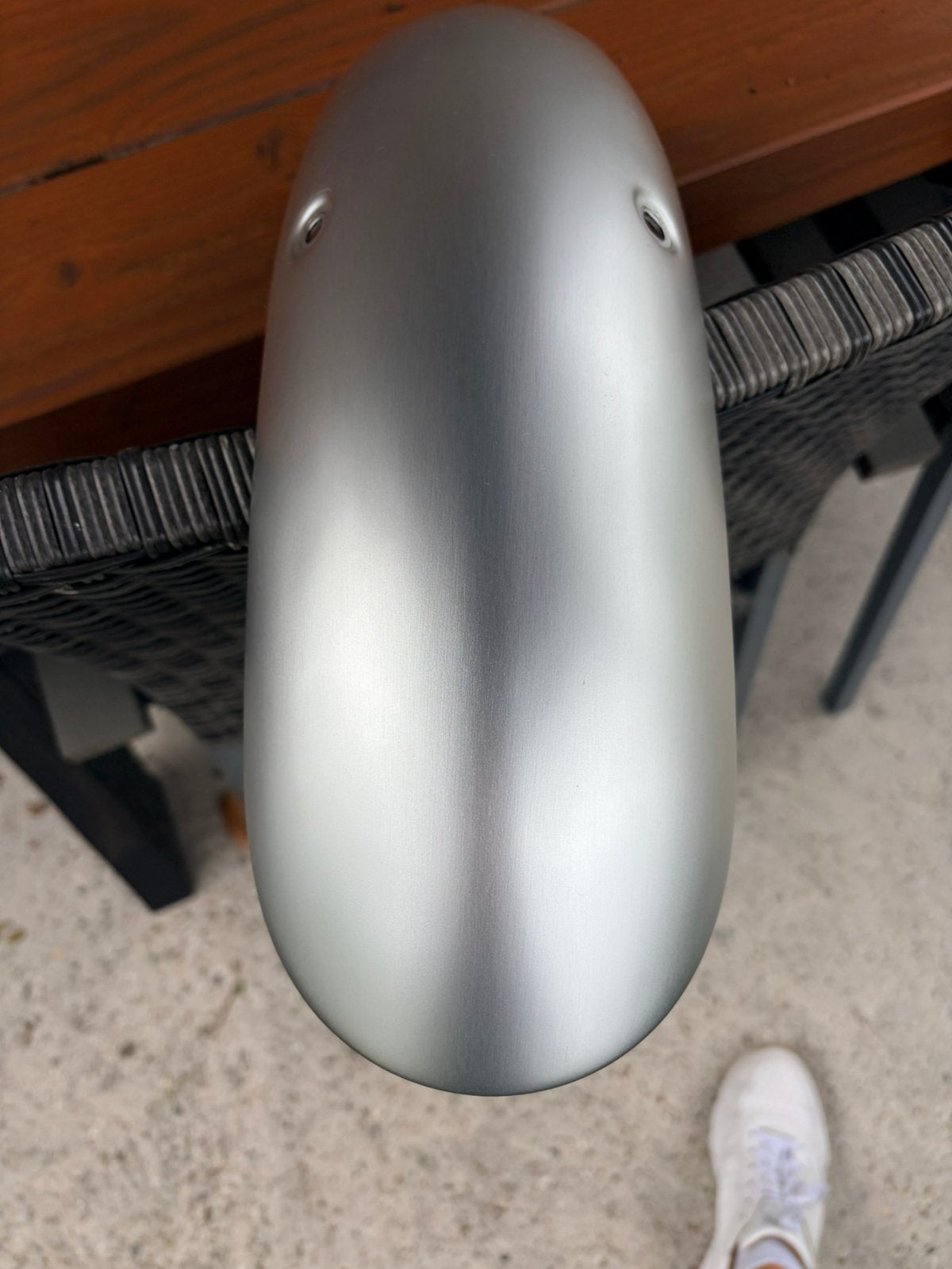 Aluminium spatbord origineel Triumph (1200 scrambler), Ophalen, Gebruikt