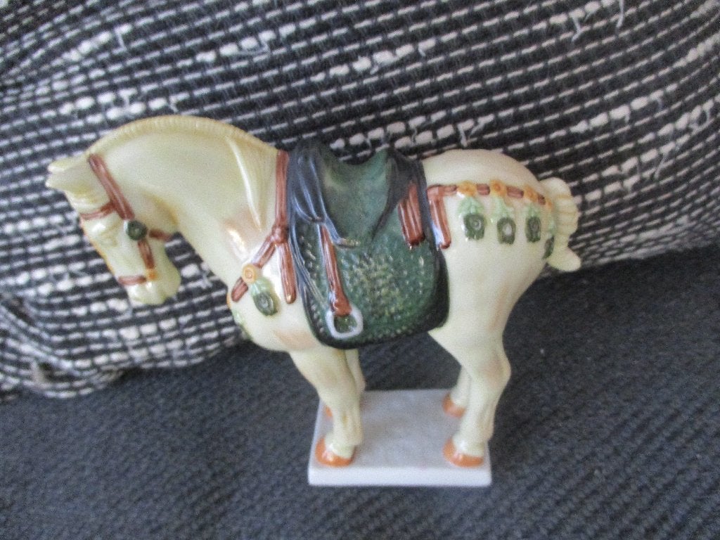Franklin Mint Tang Dynasty Paard Beeldje - 1987, Ophalen of Verzenden, Zo goed als nieuw, Dier