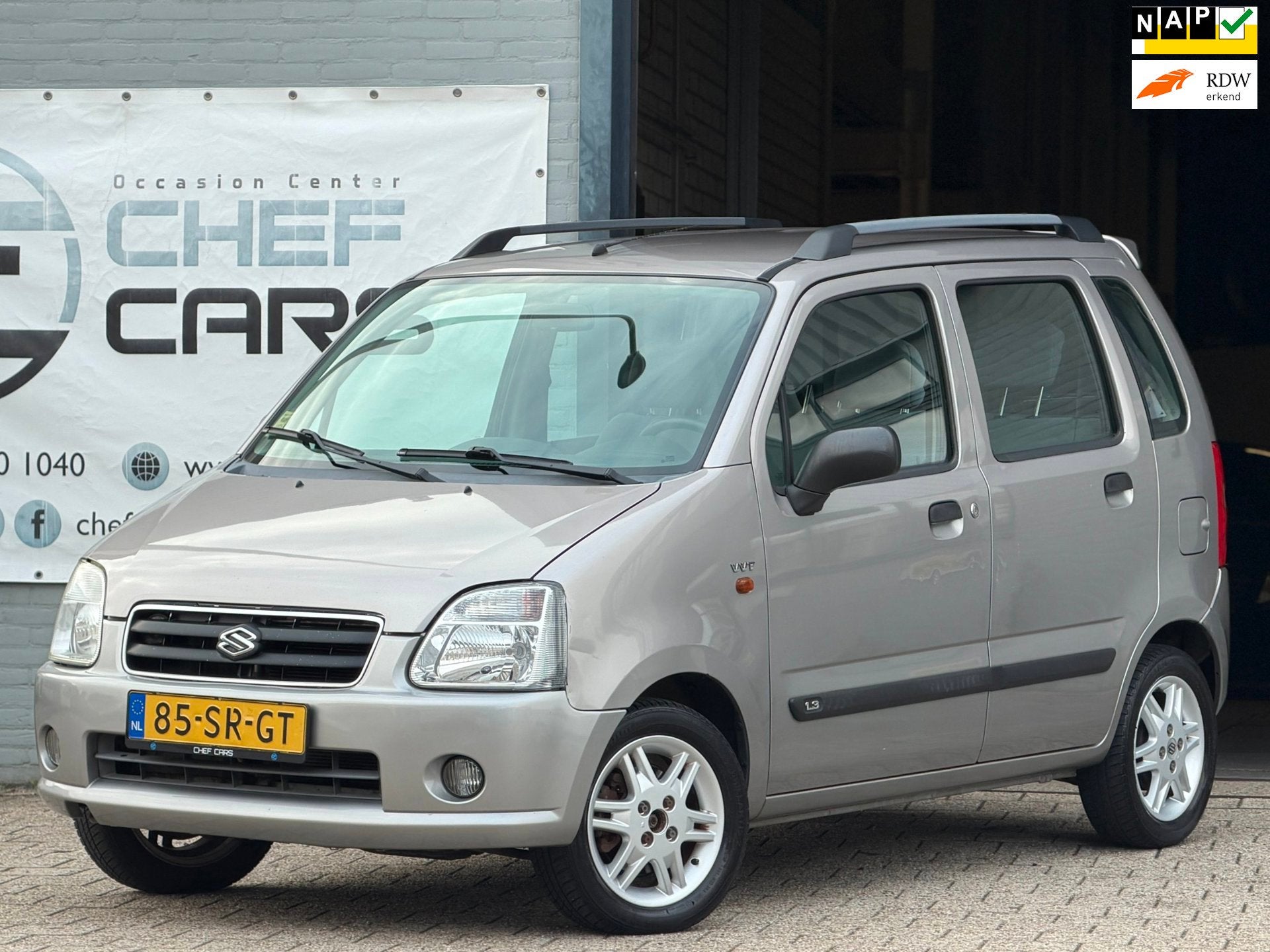 Suzuki Wagon R+ 1.3|NAP|AUTOMAAT|AIRCO|2EIGENAAR|DEALERONDH!, Stof, Wagon R+, Bedrijf, Metallic lak