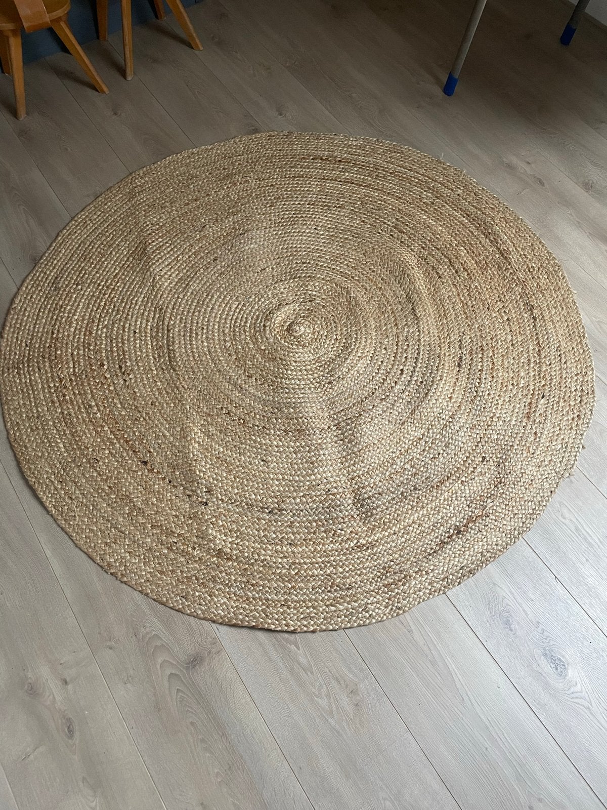 Rond Jute Vloerkleed - Natuurlijk en Stijlvol, Huis en Inrichting, Stoffering | Tapijten en Kleden, Ophalen, Beige, 150 tot 200 cm