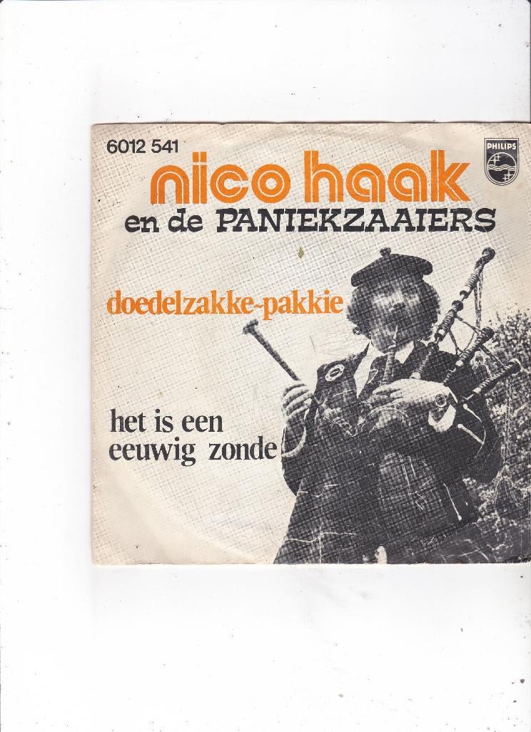 7" Single Nico Haak & De Paniekzaaiers, Cd's en Dvd's, Vinyl Singles, Ophalen of Verzenden, Gebruikt, 7 inch, Nederlandstalig