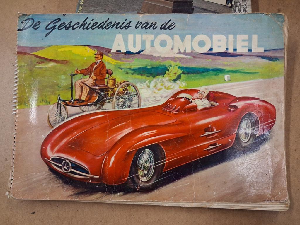 album: De Geschiedenis van de Automobiel - Full Speed, Boeken, Ophalen of Verzenden, Gelezen, Piet Olyslager, Plaatjesalbum