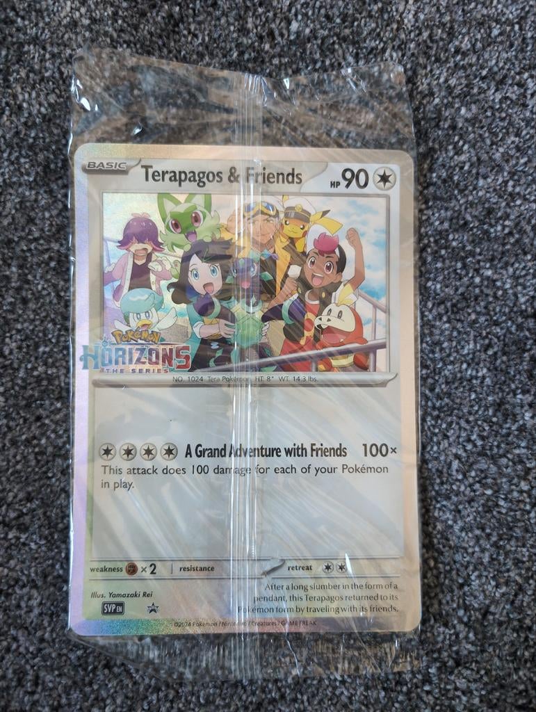 Terapagos and friends jumbo card, Ophalen of Verzenden, Zo goed als nieuw