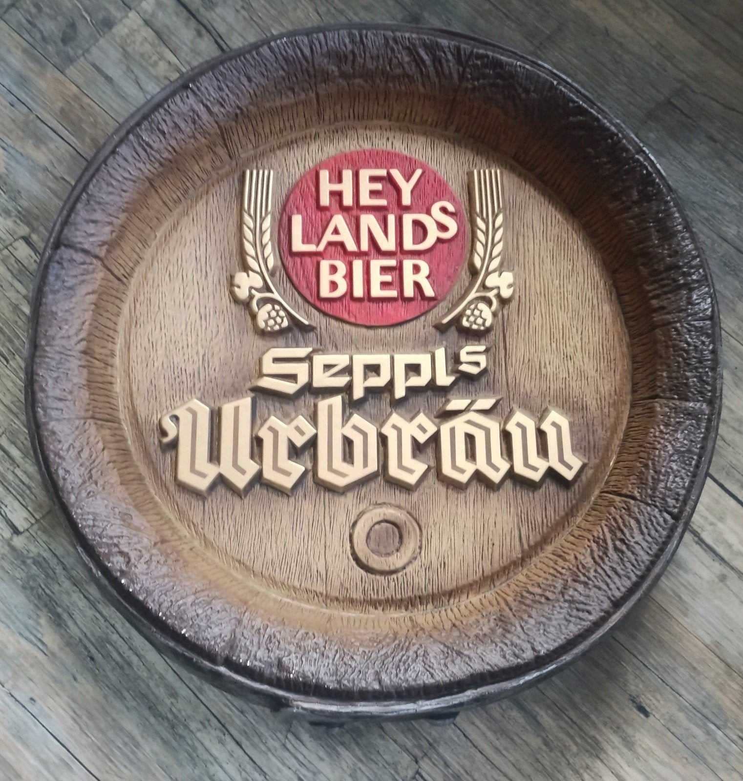 Hey Land's Bier reclamebord, Ophalen of Verzenden, Nieuw, Reclamebord, Plaat of Schild, Overige merken