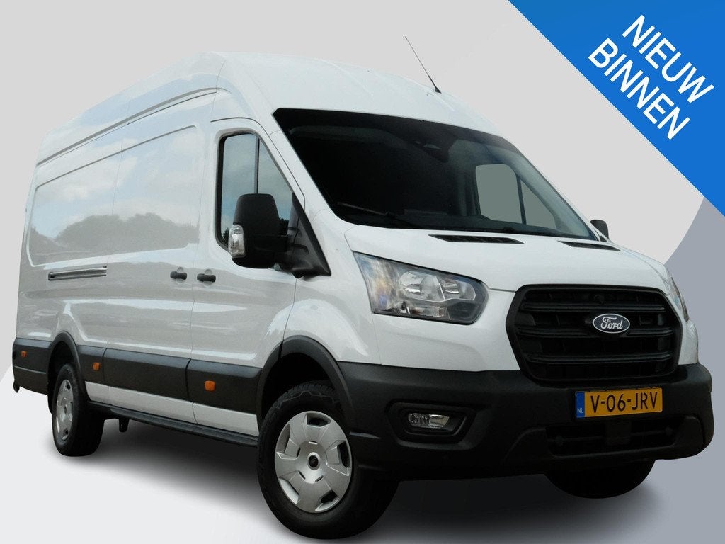 Ford Transit 350 2.0 TDCI L4H3 Trend RWD, Auto's, Bestelauto's, Euro 6, 4 cilinders, 2500 kg, Wit