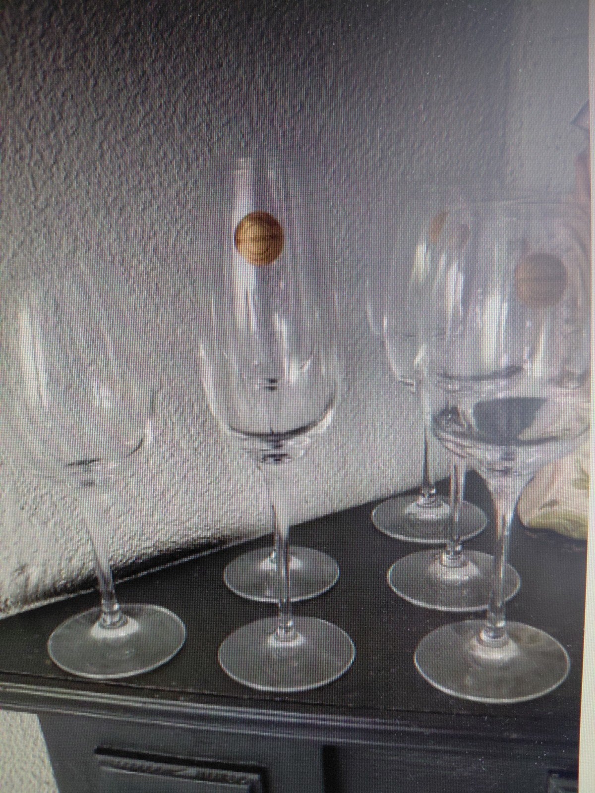 Restant kristallen glazen bourgogne van wedgwood geheel gaaf, Ophalen of Verzenden