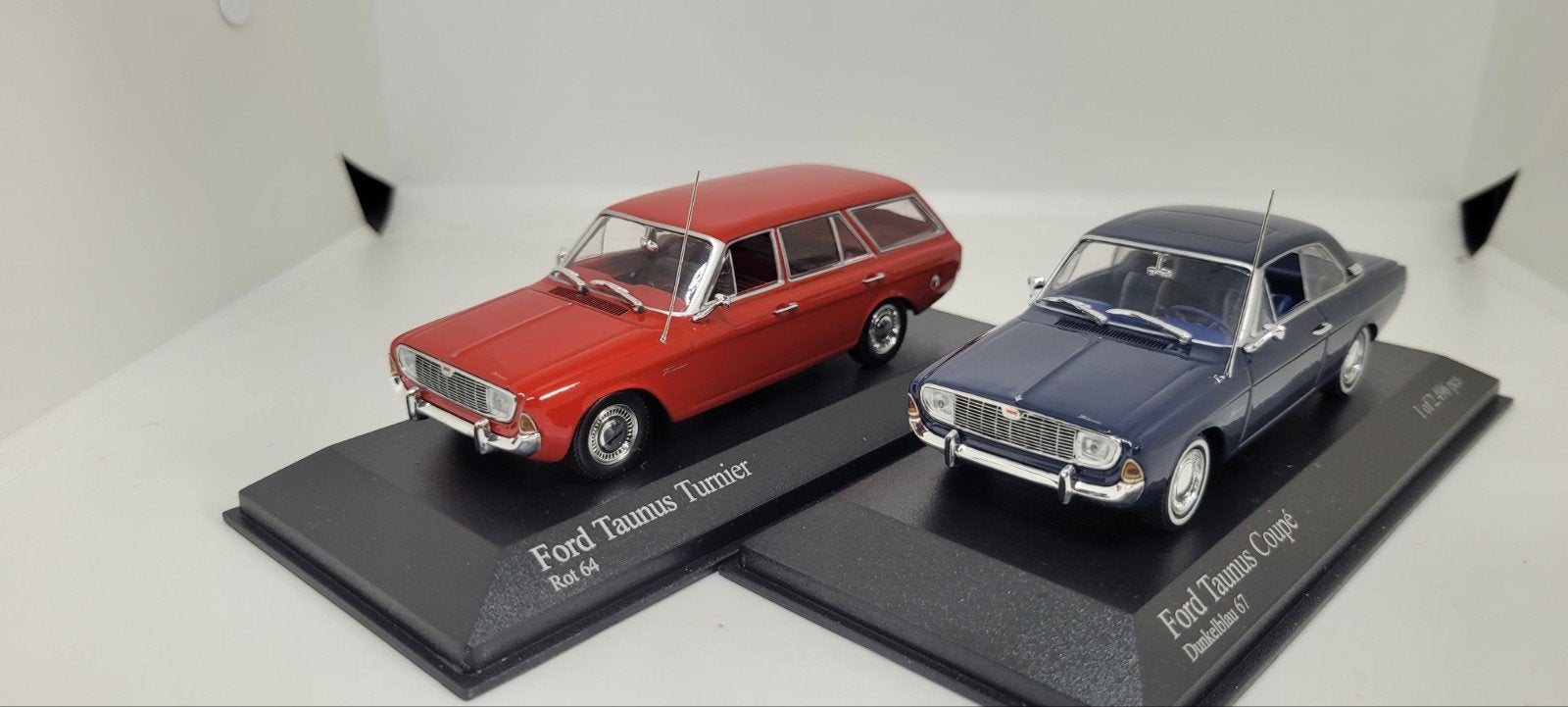 Minichamps Ford Taunus P5  Turnier en Coupe, Ophalen of Verzenden, Zo goed als nieuw, Auto, MiniChamps
