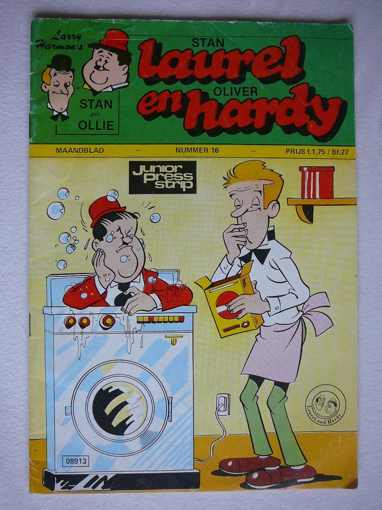 Laurel en Hardy maandblad nr. 16, Eén stripboek, Ophalen of Verzenden, Gelezen