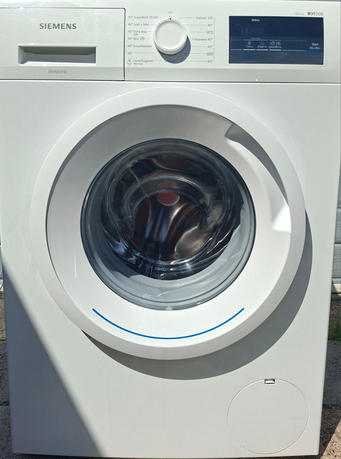 Siemens iQ300 iSensoric Wasmachine 7 kg, Ophalen, Gebruikt, Wolwasprogramma, Voorlader