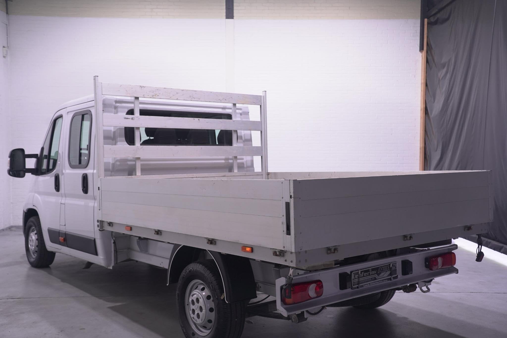 Opel Movano 2.2d 140 pk Pick Up / Open Laadbak Dubbel Cabine, Auto's, Voorwielaandrijving, Stof, Gebruikt, Wit