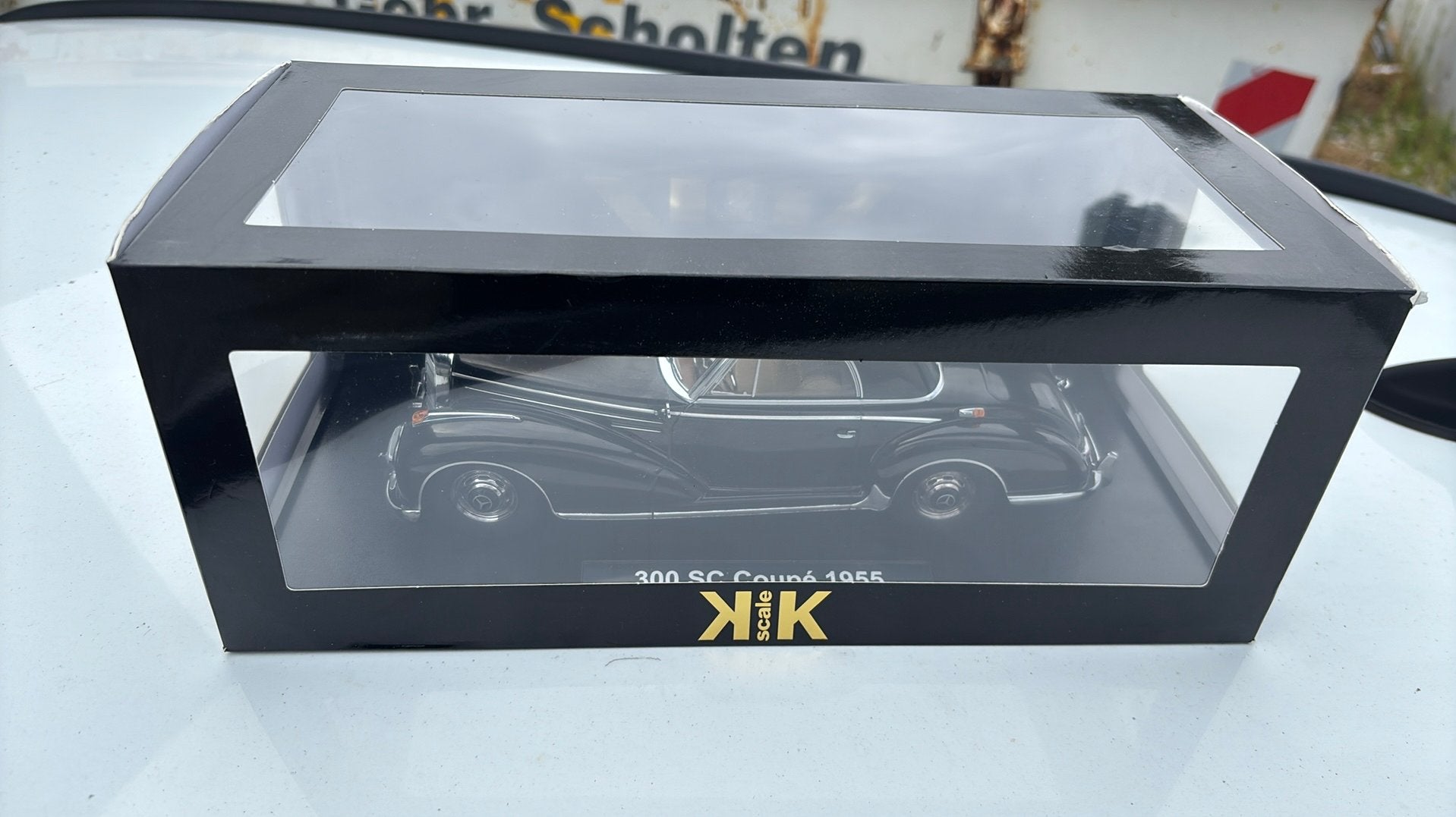 Mercedes benz 300 sc coupe 1955 kk-scale 1.18, Overige merken, Ophalen of Verzenden, A, A