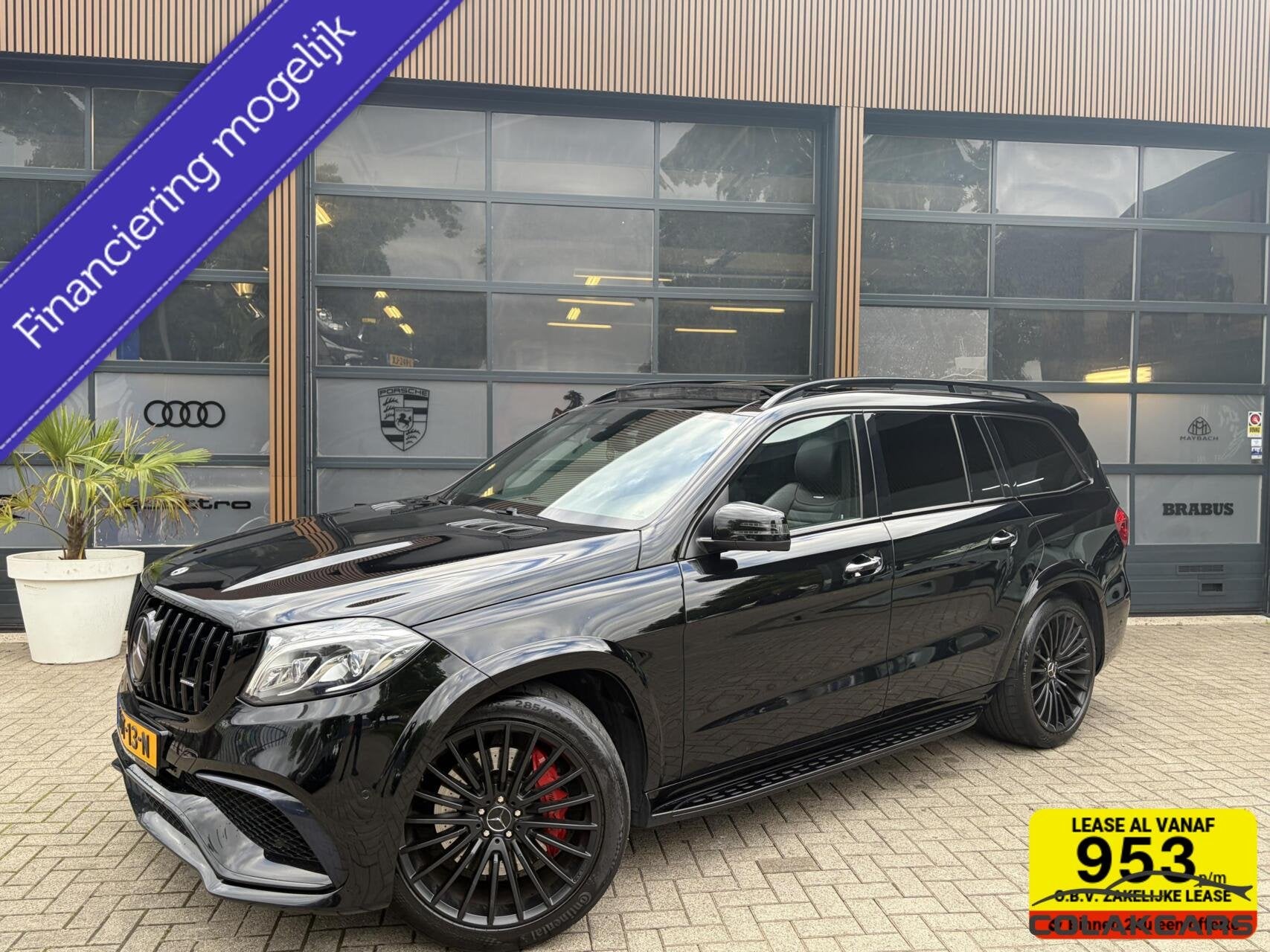 Mercedes GLS-klasse AMG 63 4MATIC Pano/Massage Vol, Auto's, 5461 cc, Gebruikt, 7 stoelen, Zwart