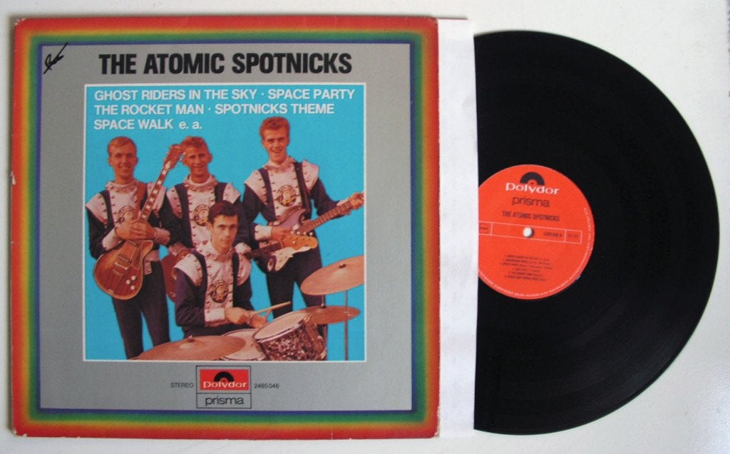 The Atomic Spotnicks The Atomic Spotnicks 12 nrs LP ZGAN, Ophalen of Verzenden, Zo goed als nieuw, 12 inch, Poprock