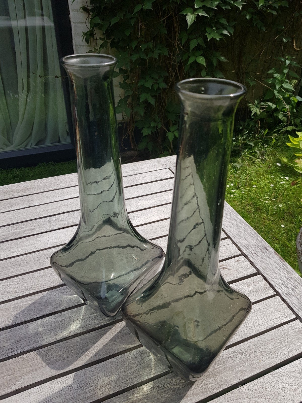 Design vazen, Huis en Inrichting, Woonaccessoires | Vazen, Ophalen, Overige kleuren, Glas, Minder dan 50 cm