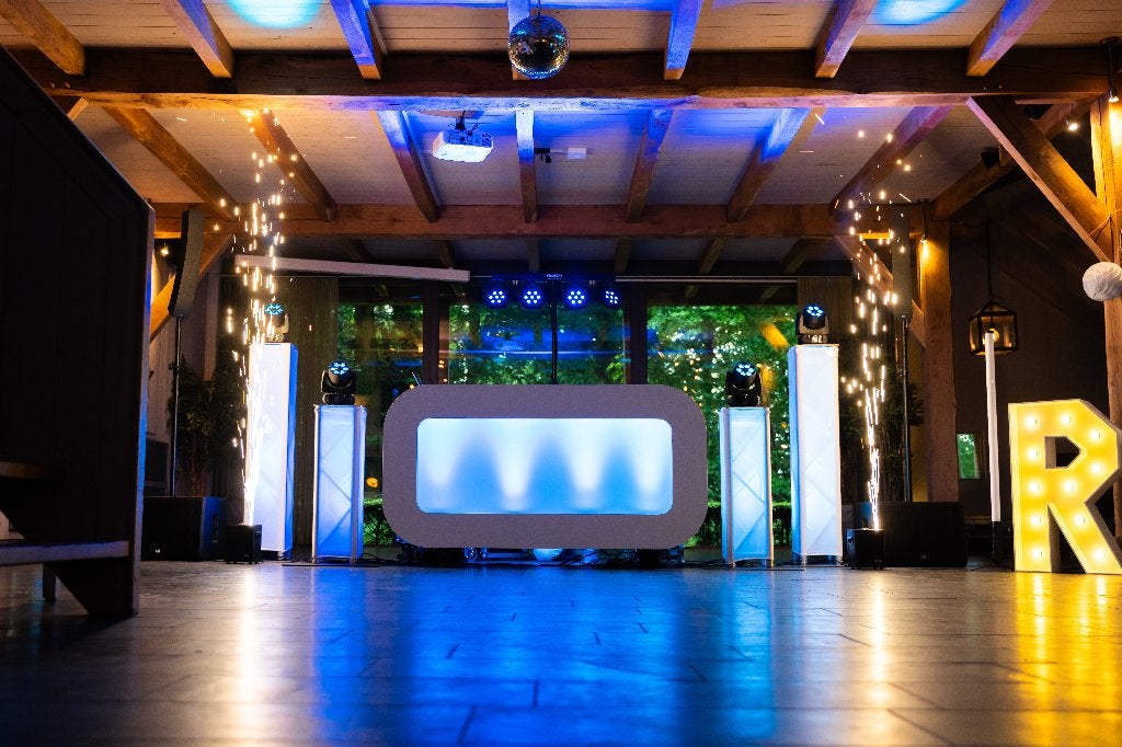 2x Sparkular koudvuur met case, Muziek en Instrumenten, Licht en Laser, Zo goed als nieuw, Overige typen, Ophalen