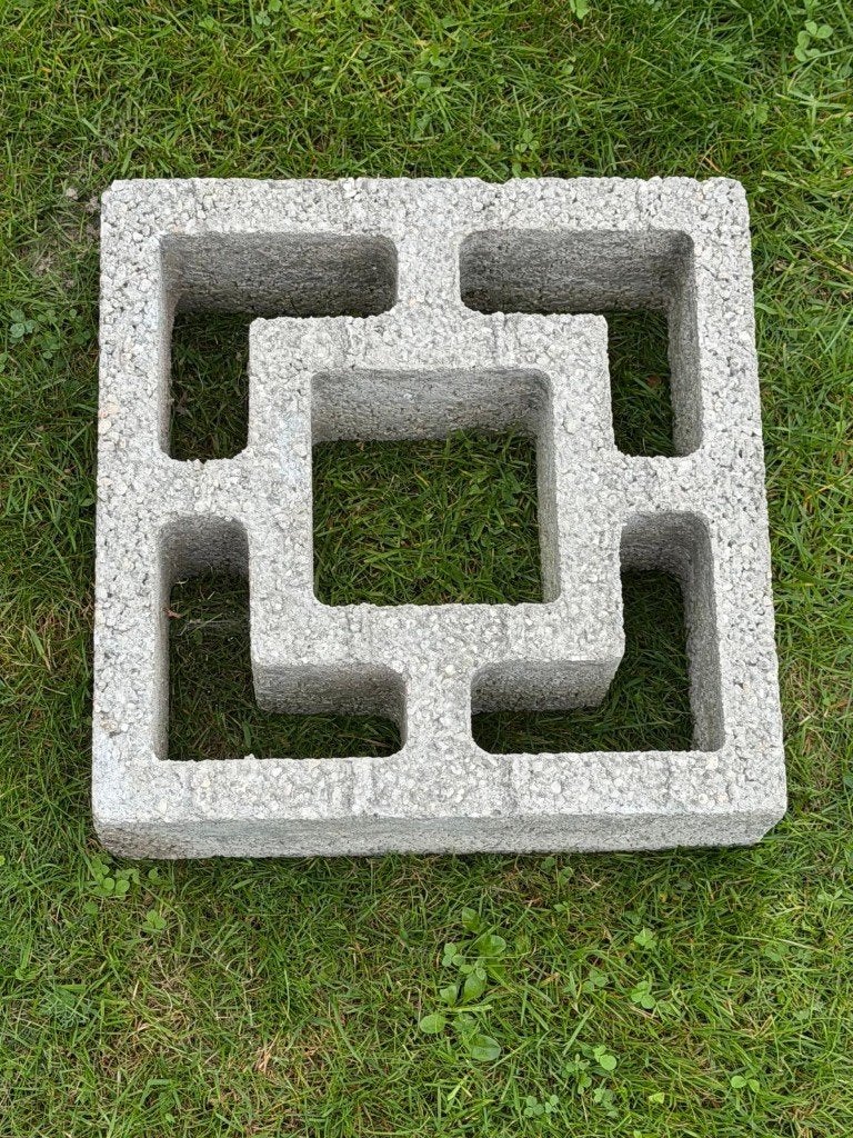 Betonnen patioblokken, Tuin en Terras, Ophalen, Gebruikt, Overige typen, Minder dan 5 m²