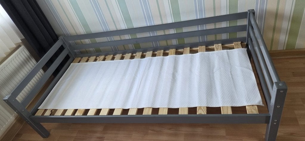 1 persoons bed, Ophalen, Gebruikt, 90 cm, Eenpersoons