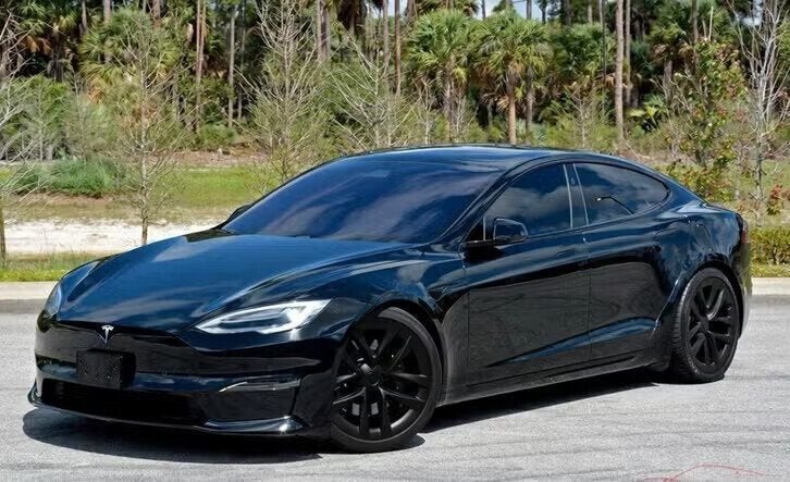 Originele 21 inch Tesla Arachnid Plaid velgen banden Model S, 255 mm, Banden en Velgen, U.S.A., Tesla