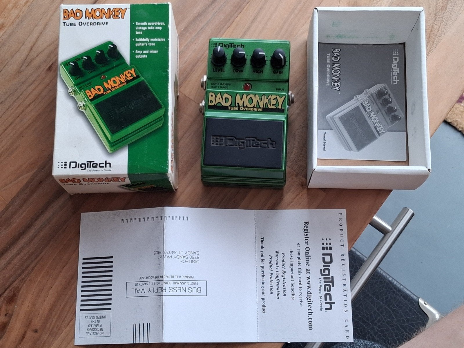DigiTech Bad Monkey Tube Overdrive Pedaal (zeldzaam), Ophalen of Verzenden
