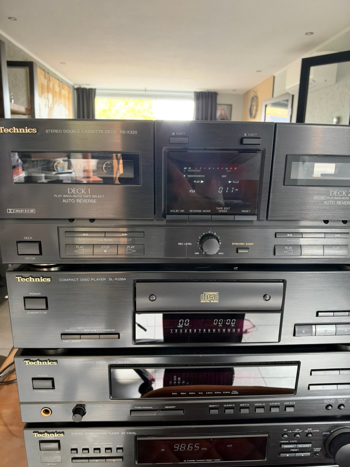 Technics stereo losse componenten equalizer midi versterker, Ophalen of Verzenden, Zo goed als nieuw, Cd-speler, Overige merken