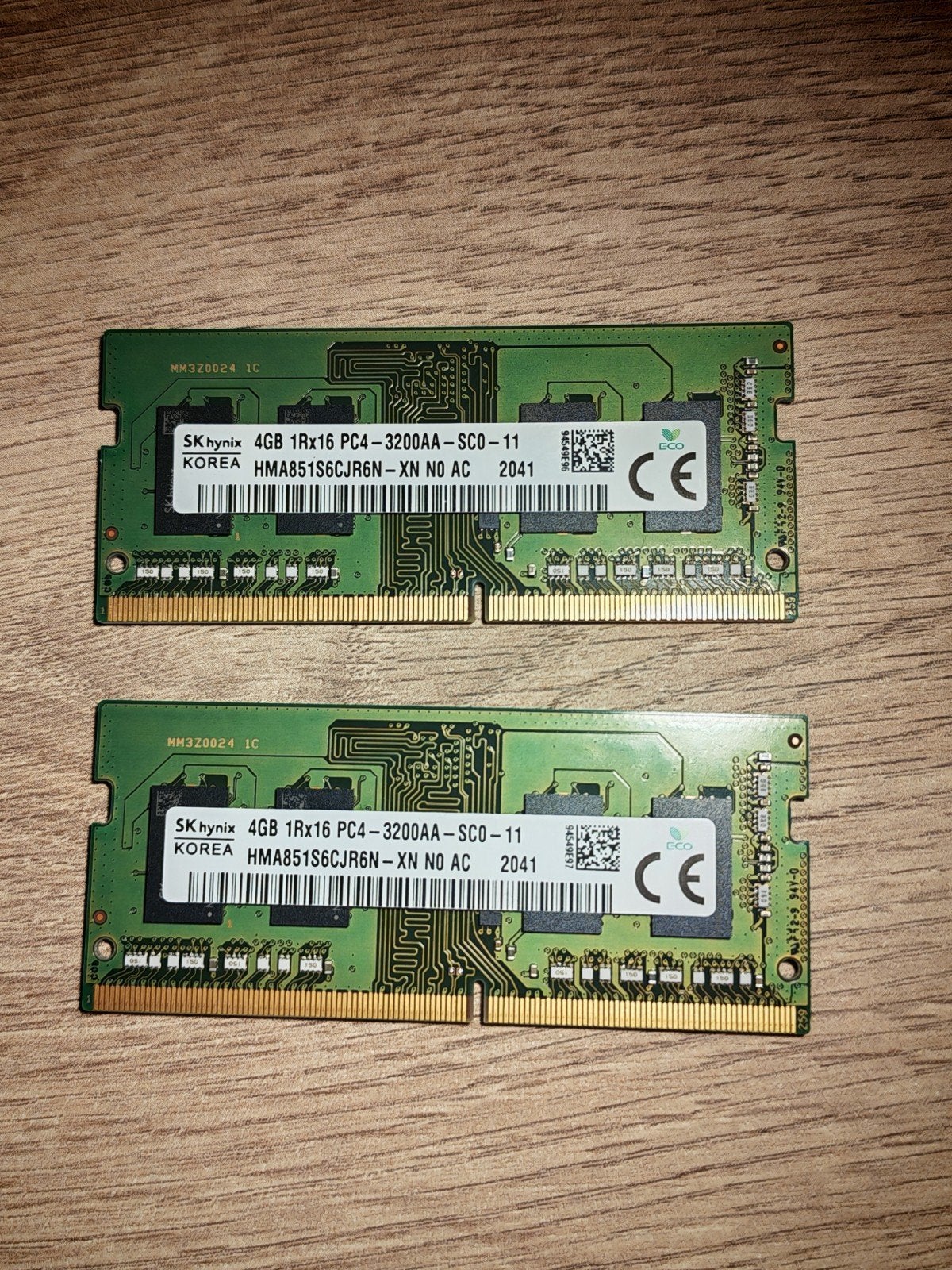 DDR4 RAM 2x4GB (8GB) SK Hynix van HP Omen 15 laptop, Gebruikt, DDR4, 8 GB, Ophalen of Verzenden