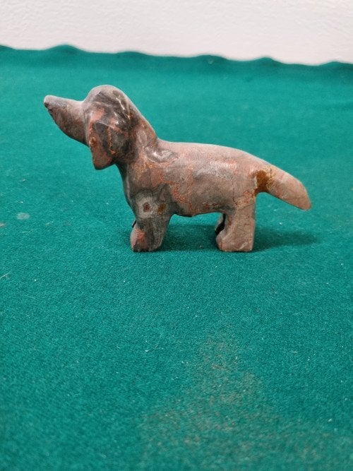 Beeld hond natuursteen, Ophalen of Verzenden